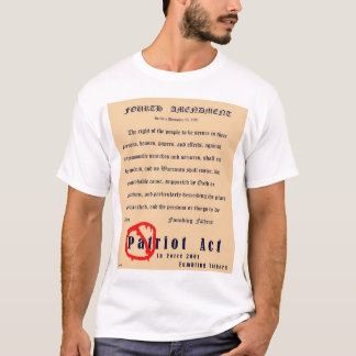 Camiseta Quarta alteração (parte dianteira)
