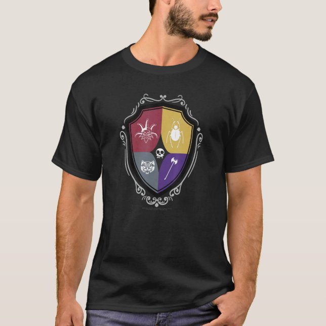 Camiseta Quarta-feira Quad Crest Shield (Frente)