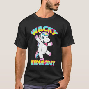 Camiseta Quarta-feira Wacky Quarta-feira Zoo Unicórnio