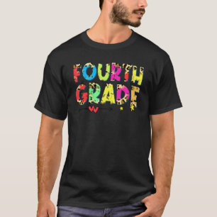 Camiseta Quarta Série Equipe de Professor Aluno Leopardo De