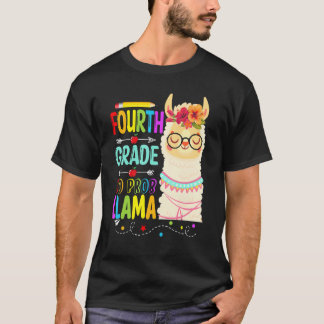Camiseta Quarta Série Llama Sem Prob   Professor Aluno Llam