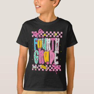 Camiseta Quarta Série Preppy de Volta às Aulas Ensino 4ª Sé