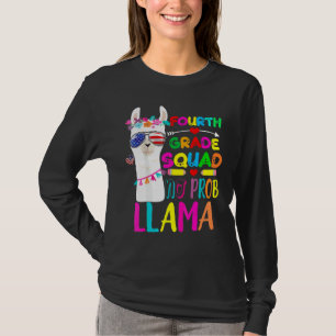 Camiseta Quarta Série Sem Problema Llama Professor da 4ª Sé