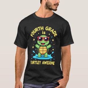 Camiseta Quarta Série Tartaruga Incrível Primeiro Dia de Qu