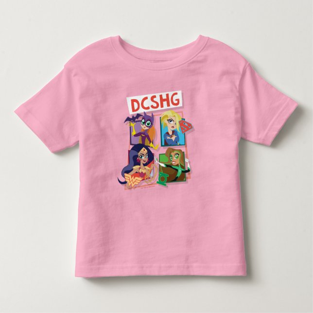 Camiseta Quartet DC Super Hero Girls (Frente)
