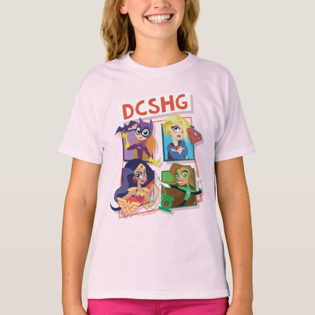 Camiseta Quartet DC Super Hero Girls (Frente)