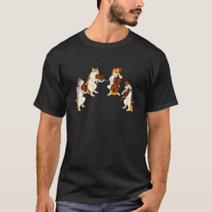 Camiseta Quarteto de Cordas Cats Violinista Viola Violoncel