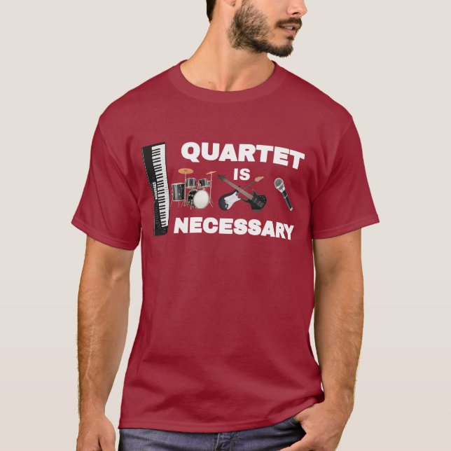 CAMISETA QUARTETO É NECESSÁRIO (Frente)