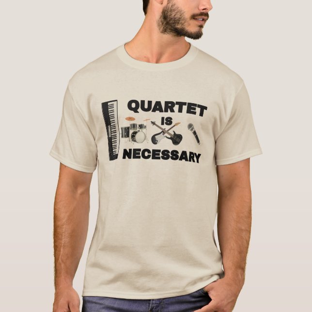 CAMISETA QUARTETO É NECESSÁRIO (Frente)