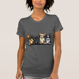 Camiseta Quarteto Francês para Bulldog