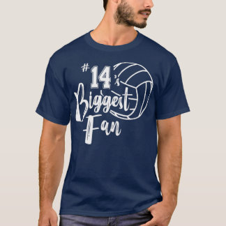 Camiseta Quarto 14 maior vôlei de vôlei fã