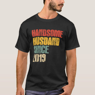 Camiseta Quarto aniversário de casamento para o marido boni