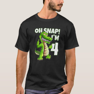 Camiseta Quarto Aniversário do Crocodilos Alligator