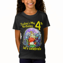 Quarto Aniversário Fada Amarela Em Motif De Cogume