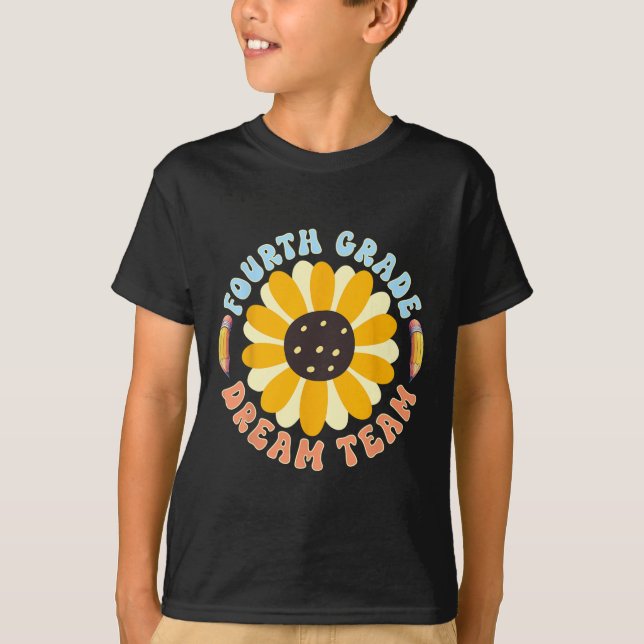 Camiseta Quarto Ano Equipe dos Sonhos Professor Aluno Volta (Frente)