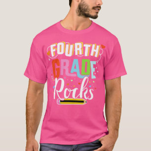 Camiseta Quarto ano rocha o 4º ano de volta ao colégio de p