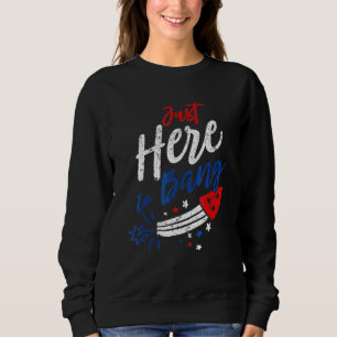 Camiseta Quarto De 4 De Julho Apenas Aqui Para Bang Patri