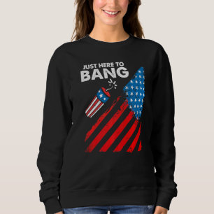 Camiseta Quarto De 4 De Julho, Estou Aqui Para Bang