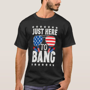 Camiseta Quarto de 4 de julho, estou aqui para bater
