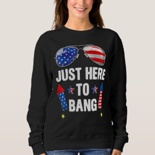 Camiseta Quarto de 4 de julho, estou aqui para bater