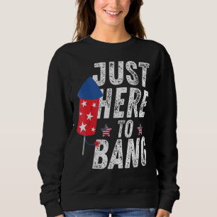 Camiseta Quarto de 4 de julho, estou aqui para bater