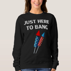 Camiseta Quarto de 4 de julho, estou aqui para bater 4
