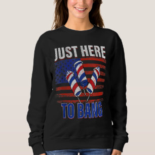 Camiseta Quarto de 4 de julho, estou aqui para bater 4
