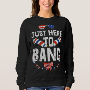 Camiseta Quarto de 4 de julho, estou aqui para bater 4