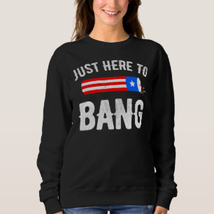 Camiseta Quarto de 4 de julho, estou aqui para bater 4