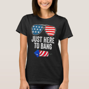 Camiseta Quarto de 4 de julho, estou aqui para pegar 1