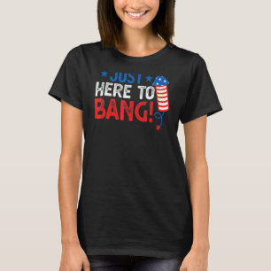 Camiseta Quarto de 4 de julho, estou aqui para pegar 1