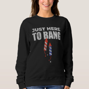 Camiseta Quarto De 4 De Julho Só Estou Aqui Para Bang_4