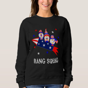Camiseta Quarto De 4 De Julho Só Estou Aqui Para Bang Sq