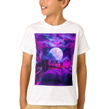 Quarto de Jogador em Outro Planeta Crianças T-Shir