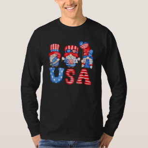 Camiseta Quarto De Julho Dos Eua - Bandeira Americana - Cor