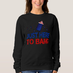 Camiseta Quarto de julho, estou aqui para o dia 4 de julho.