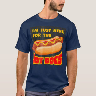 Camiseta Quarto de julho Eu só estou aqui para os cachorro