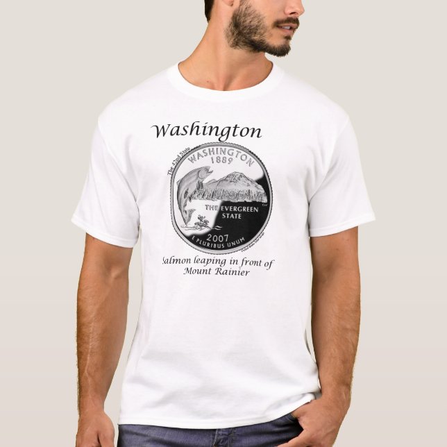 Camiseta Quarto do estado - Washington (Frente)