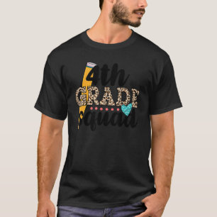 Camiseta Quarto Formando Esquadrão Da 4ª Série Leopardo De 