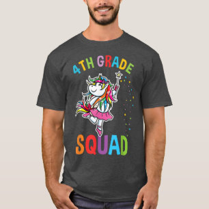 Camiseta Quarto Grau Esquadrão Unicórnio De Volta À Escola