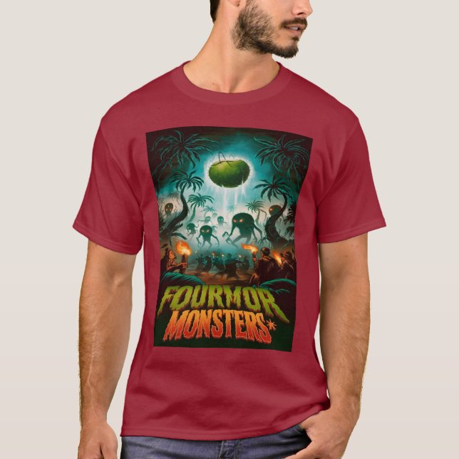 Camiseta Quarto Monstros: A Invasão Começa (Frente)