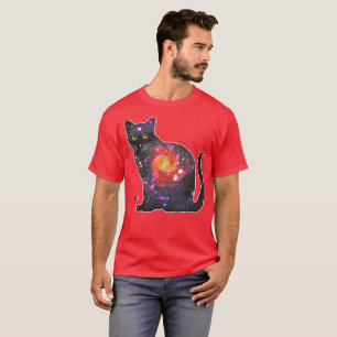 Camiseta Quasar Espaço Em Gato