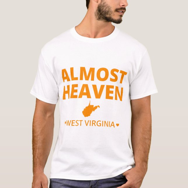 Camiseta Quase o Céu da Virgínia Ocidental (Frente)
