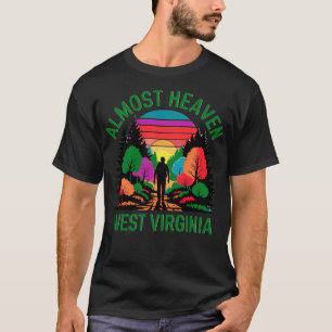 Camiseta Quase O Céu da Virgínia Ocidental me leva para cas