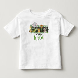 Camiseta Quatro animais selvagens Safari selvagens selvagen