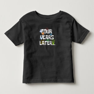 Camiseta Quatro Anos Depois, Festa de Aniversário Divertida