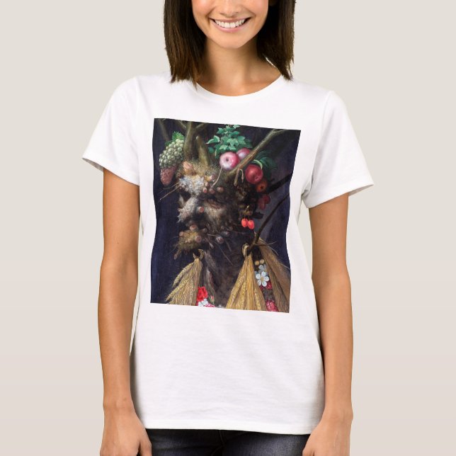 Camiseta Quatro Assentos em Uma Cabeça, Arcimboldo (Frente)