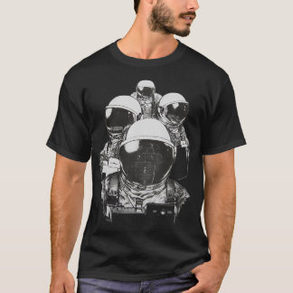 Camiseta Quatro astronautas