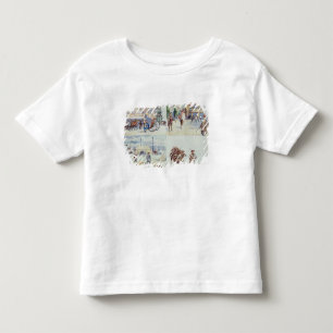 Camiseta Quatro cenas da Guerra do Núcleo, de um esboço.