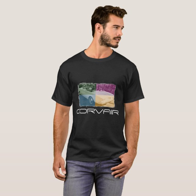 Camiseta Quatro cor Corvair 1965 - 1970 (Frente Completa)